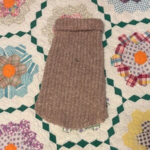 Pink Barefoot Dreams dog sweater